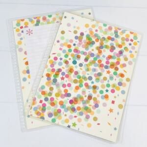 Erin Condren Metallic Confetti 7" x 9" Exclusive Limited Edition Planner Cover